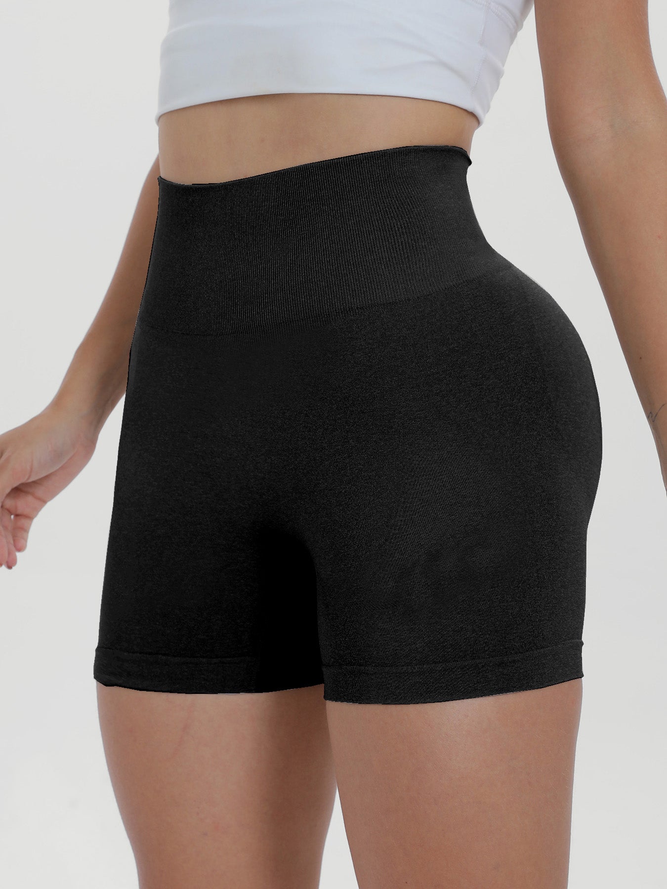 High Waist Active Shorts