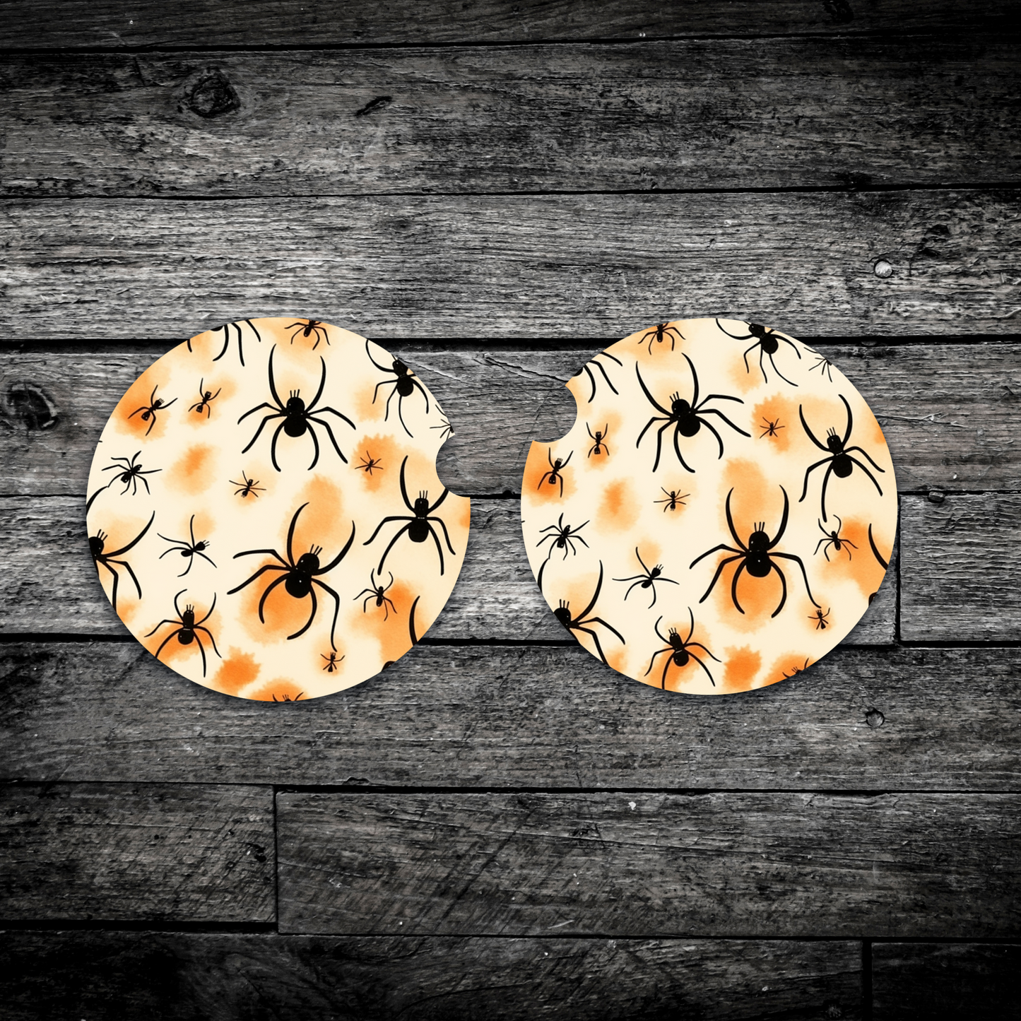 Creepy Crawly Halloween Car Coasters