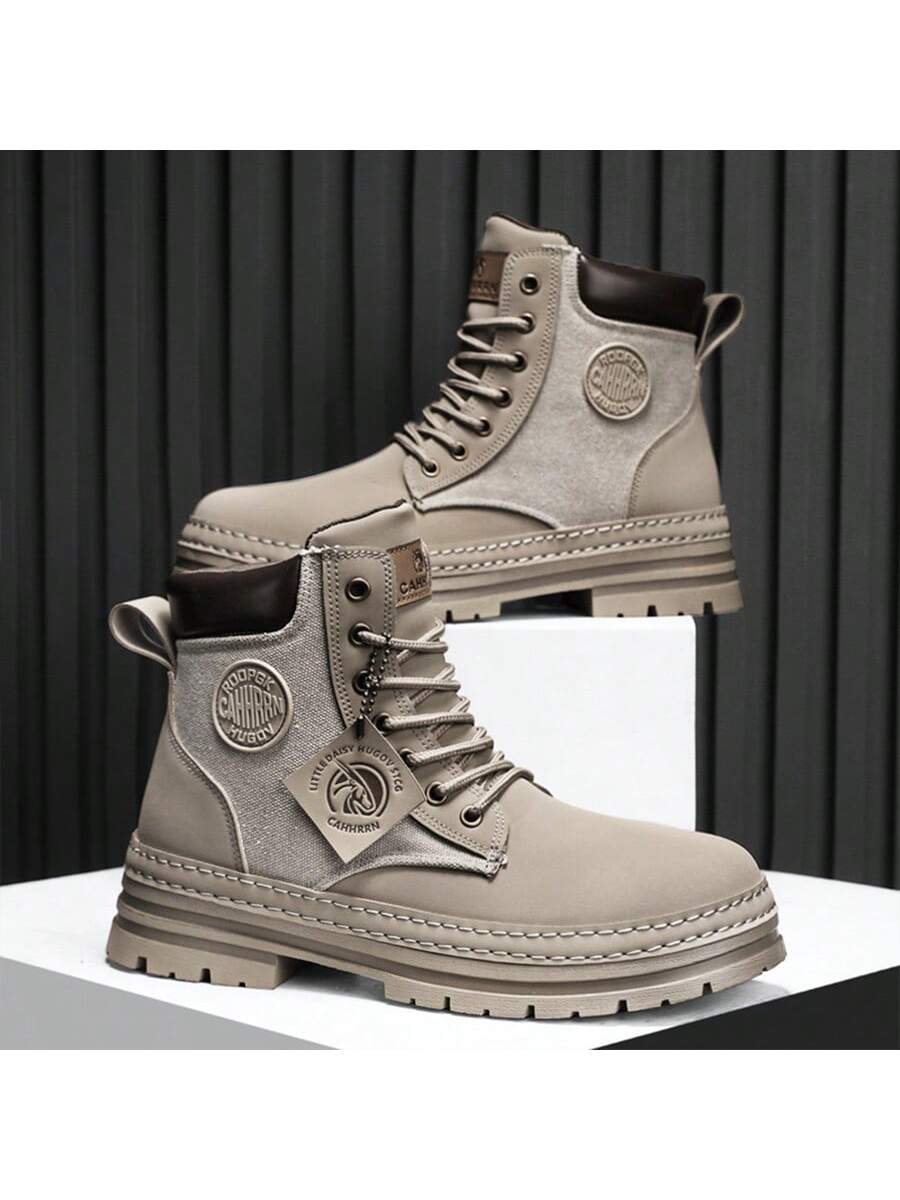 Men's Casual Street Style Motorcycle Boots