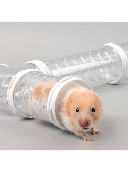 8pc/set Hamster Cage Extension Tunnel, DIY Maze Hideout Tubes 💜