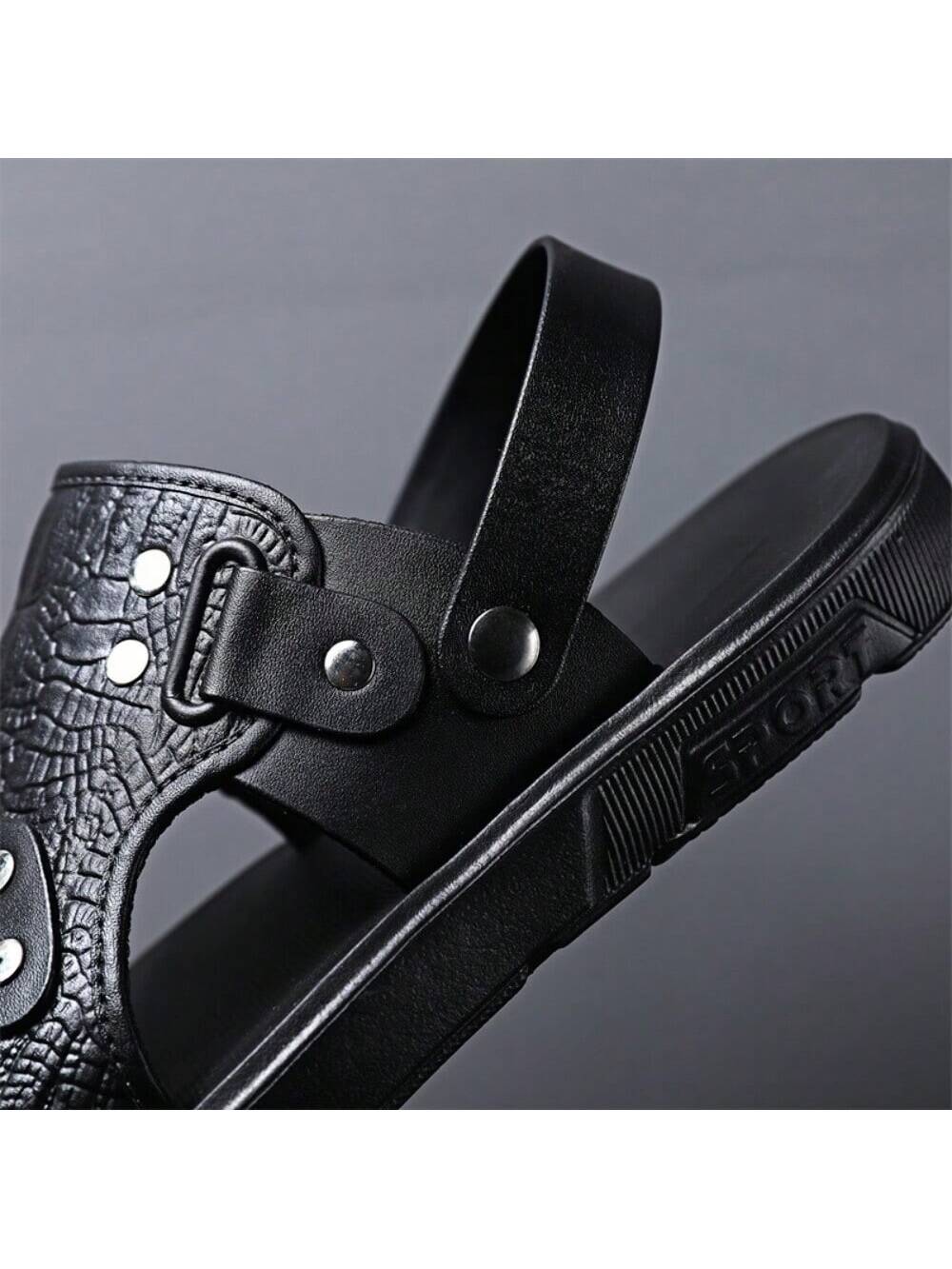 Men's Dual-Purpose Wear-Resistant, Breathable, Anti-Skid, Waterproof, Lightweight & Fashionable Slip-On Sandals Casual Shoes