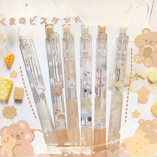 Cute Bear Mechanical Writing Pencil 0.5 Mm School Stationery Supplies