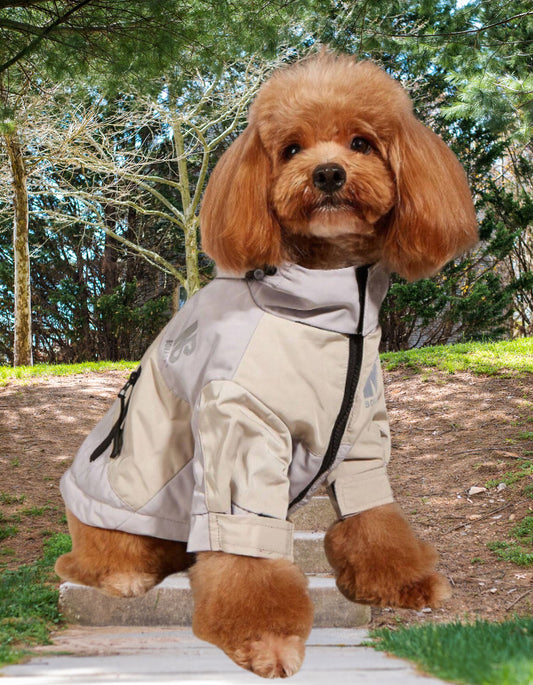 Love My Pet Warm Windproof Waterproof Colorblock Dog Jacket