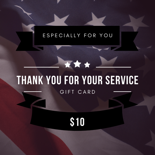 BGShop Thank You for Your Service Gift Card