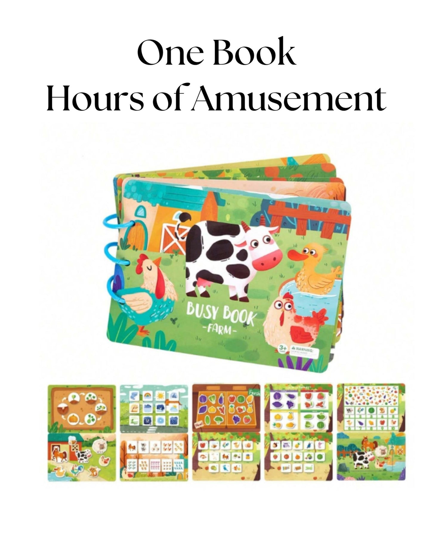 Children's Cute & Fun Reading Game Book