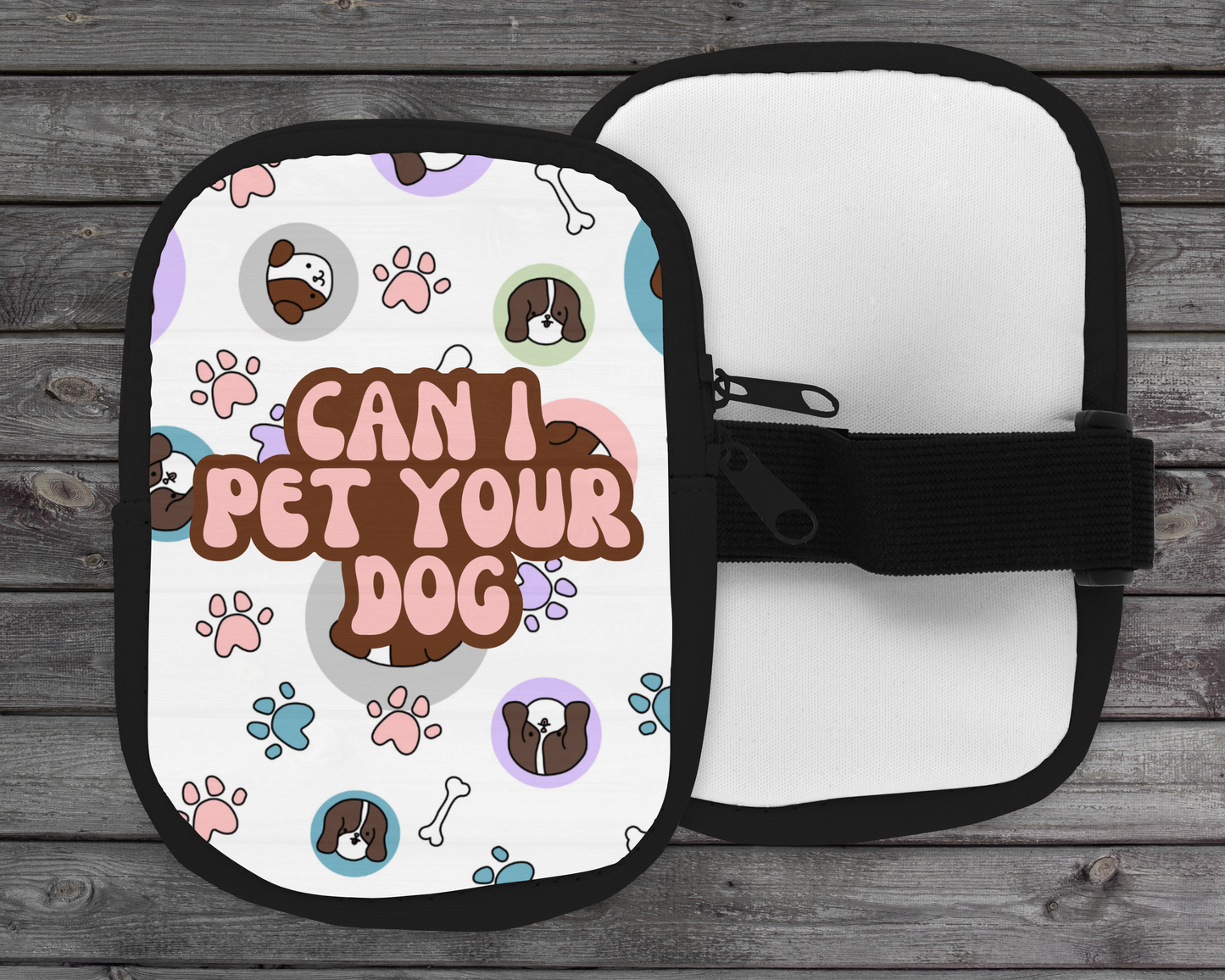 Can I Pet Your Dog Zippered Pouch/Bag For 40oz Tumbler (Bag Only)