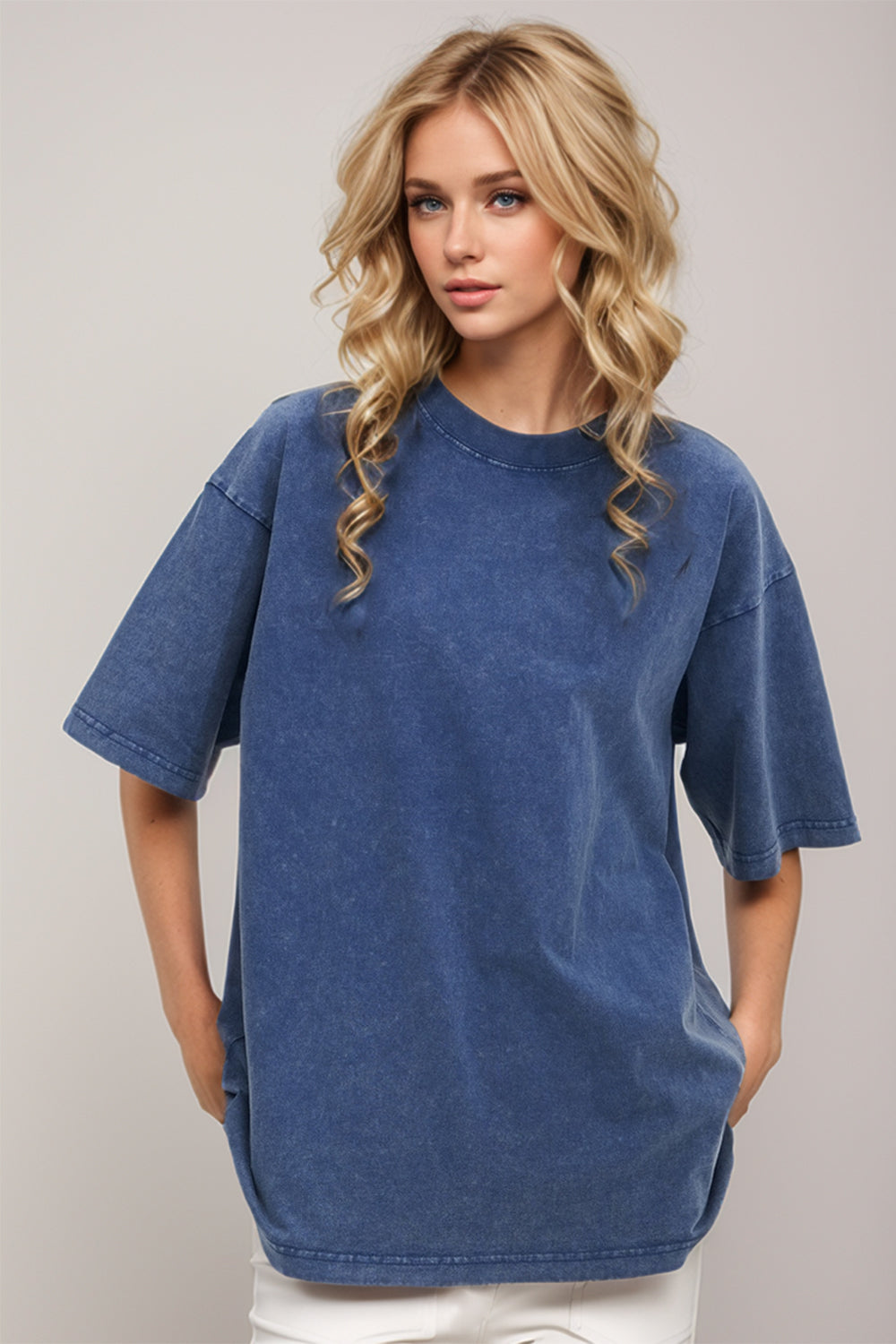 Basic Bae Round Neck Half Sleeve T-Shirt