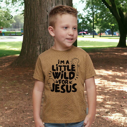 I'm A Little Wild For Jesus Youth & Toddler Tee