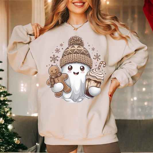 Winter Ghostie Graphic Sweatshirt