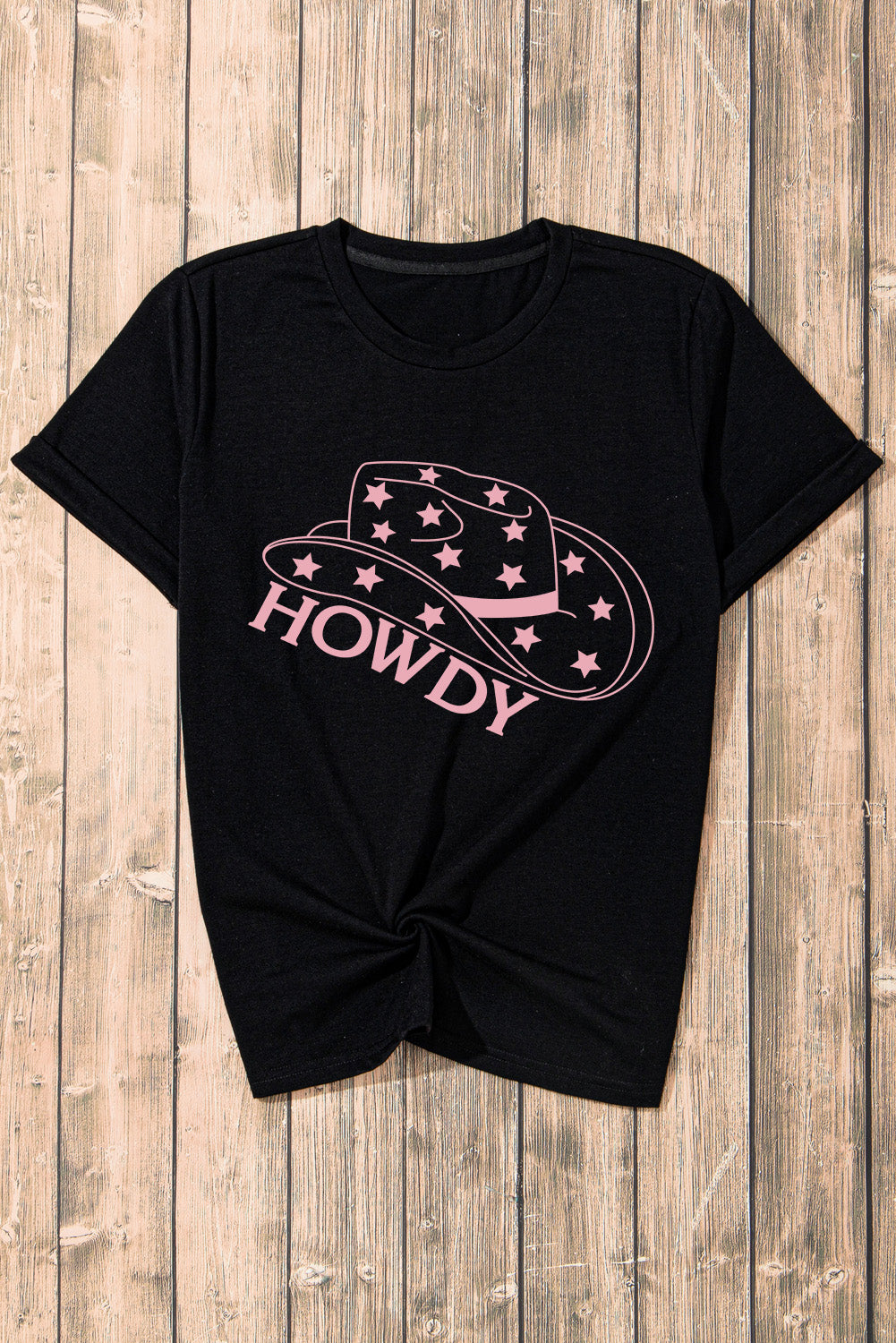 Full Size HOWDY Round Neck Short Sleeve T-Shirt