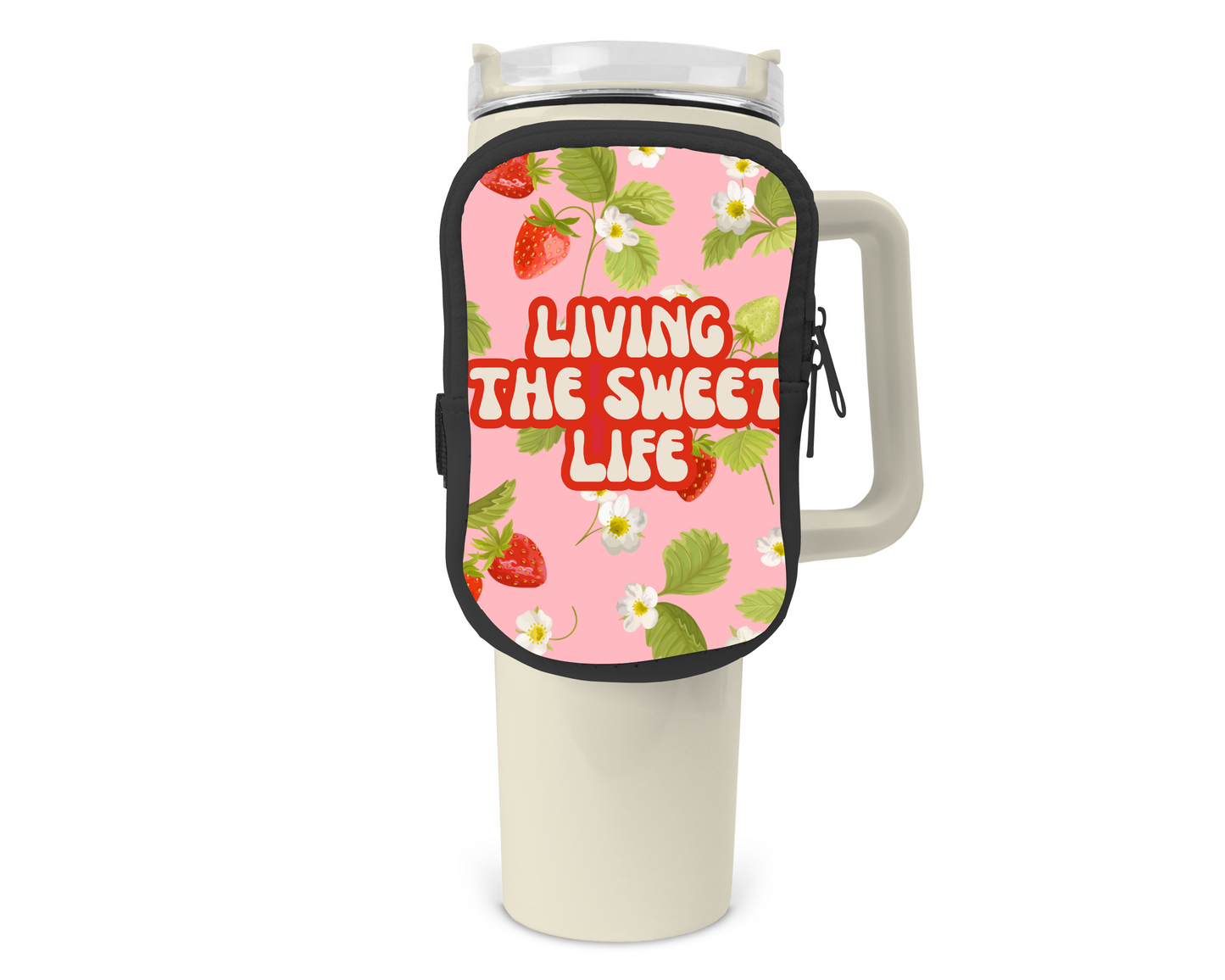 Sweet Life Zippered Pouch/Bag For 40oz Tumbler