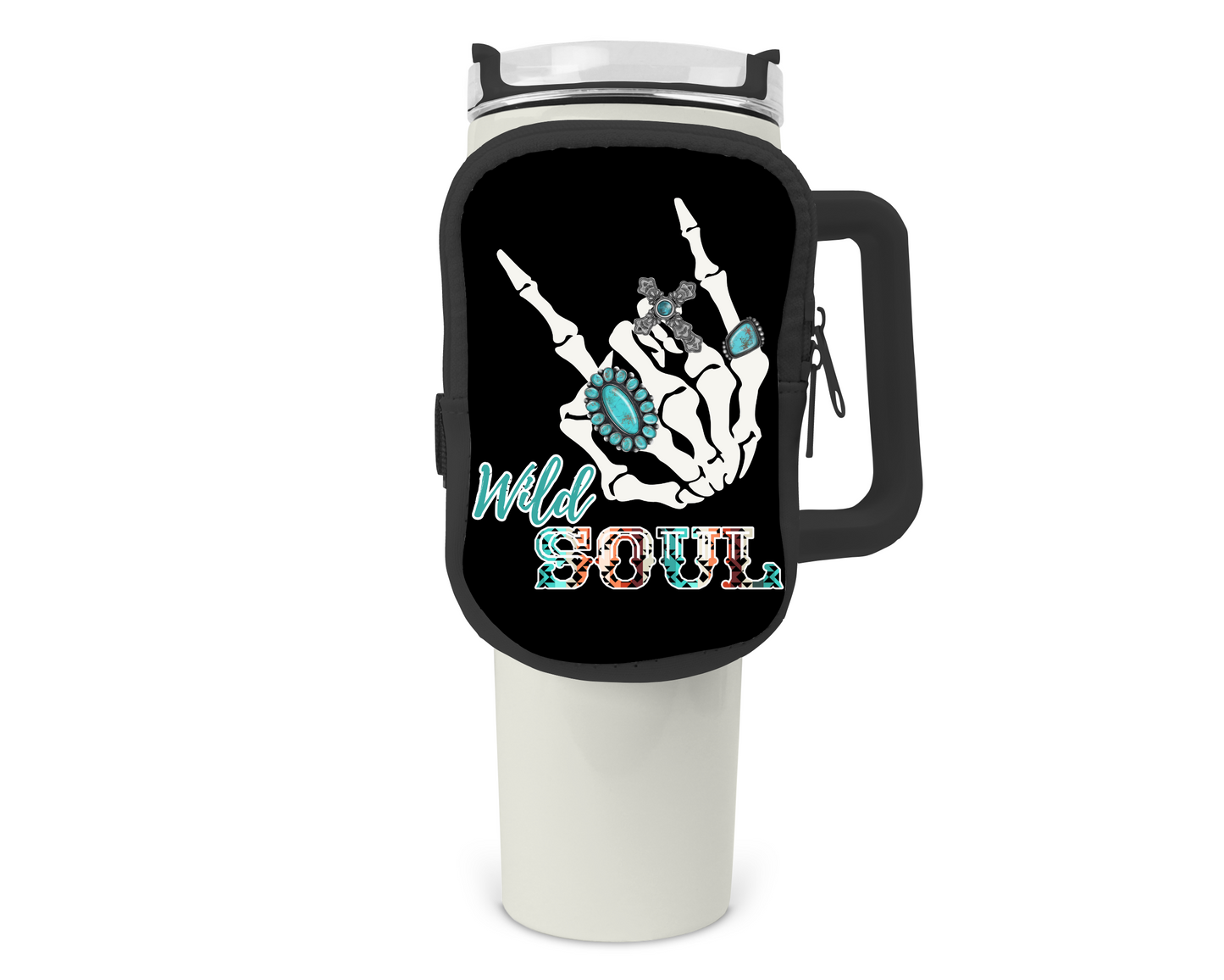 Wild Soul Zippered Pouch/Bag For 40oz Tumbler