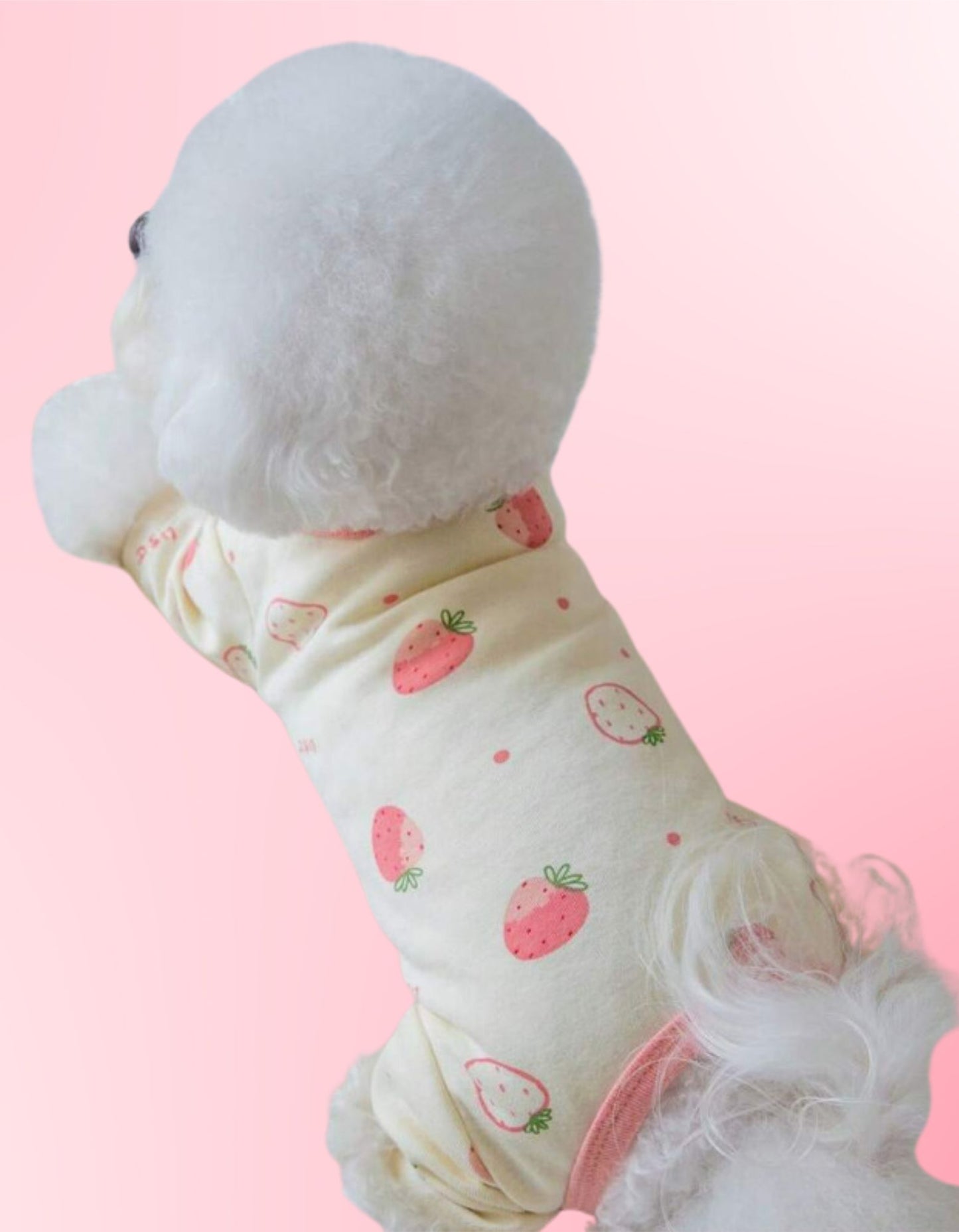 Love Our Pets Strawberry Pattern Pet Clothes for Cats & Dogs