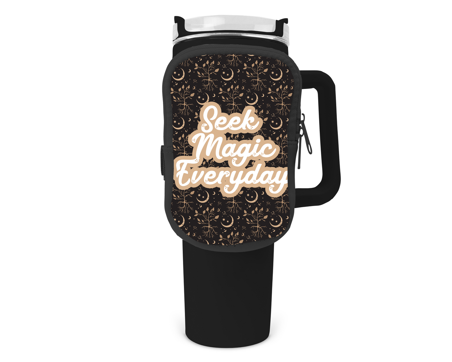 Seek Magic Everyday Zippered Pouch/Bag For 40oz Tumbler (Bag Only)