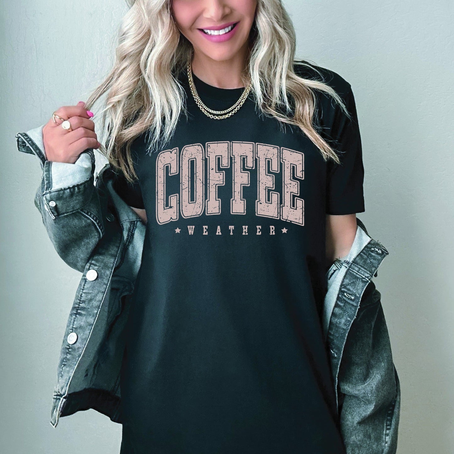 FULL SIZE Coffee Weather Graphic Tee