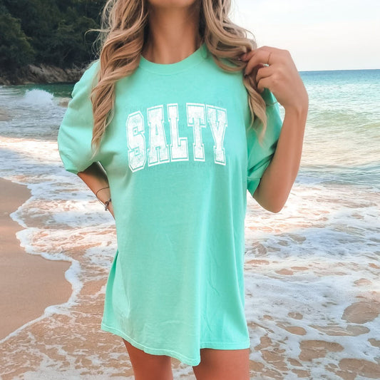 Full Size SALTY Graphic Tee