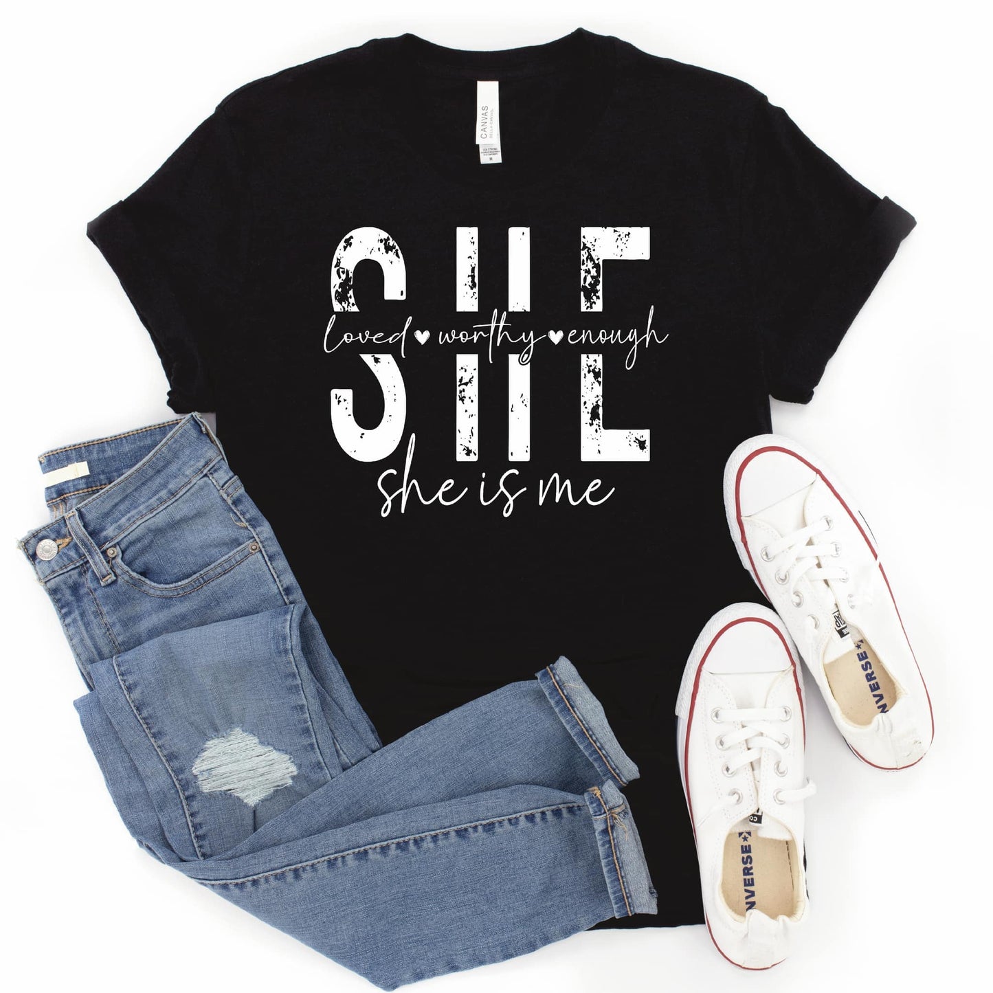 Full Size She is me GRAPHIC TEE