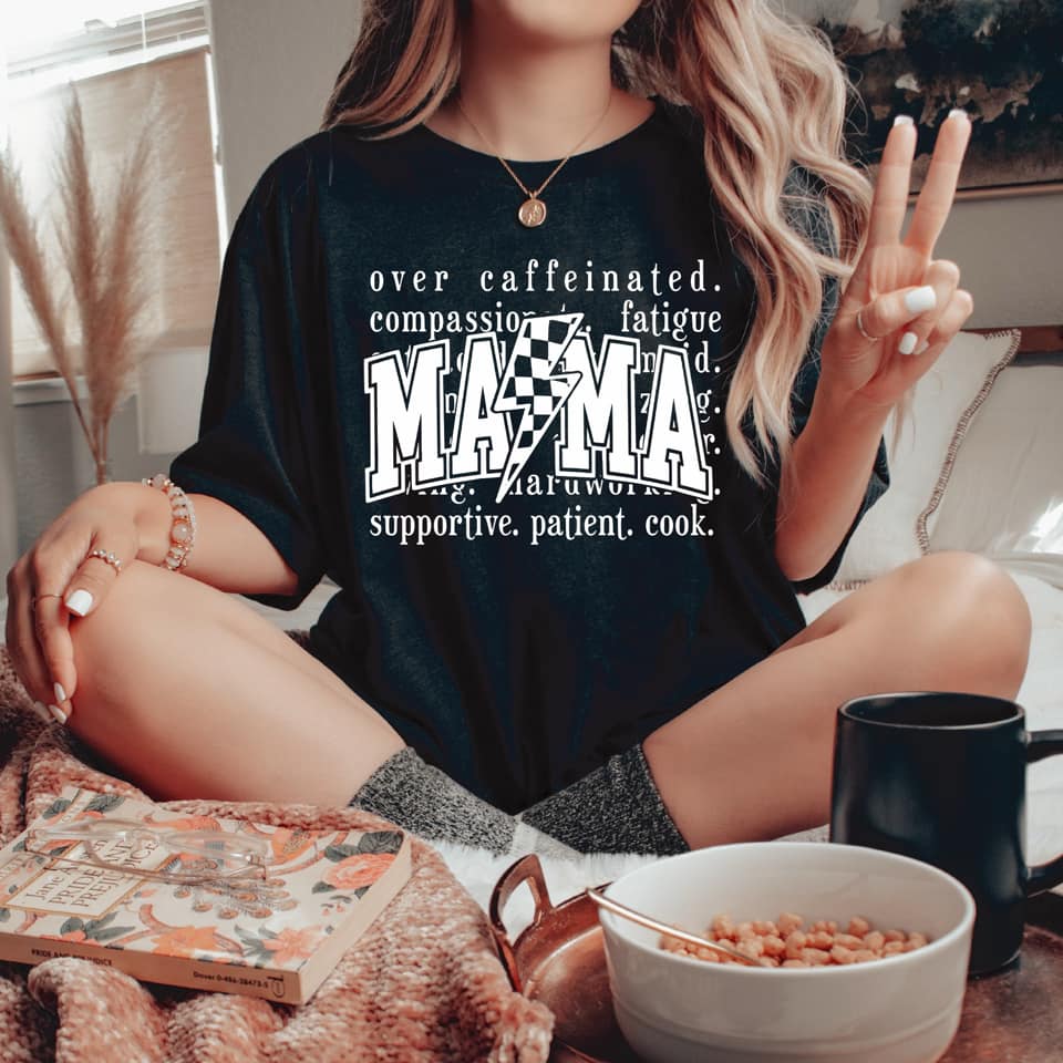 Full Size Mama Word Collage Graphic Tee