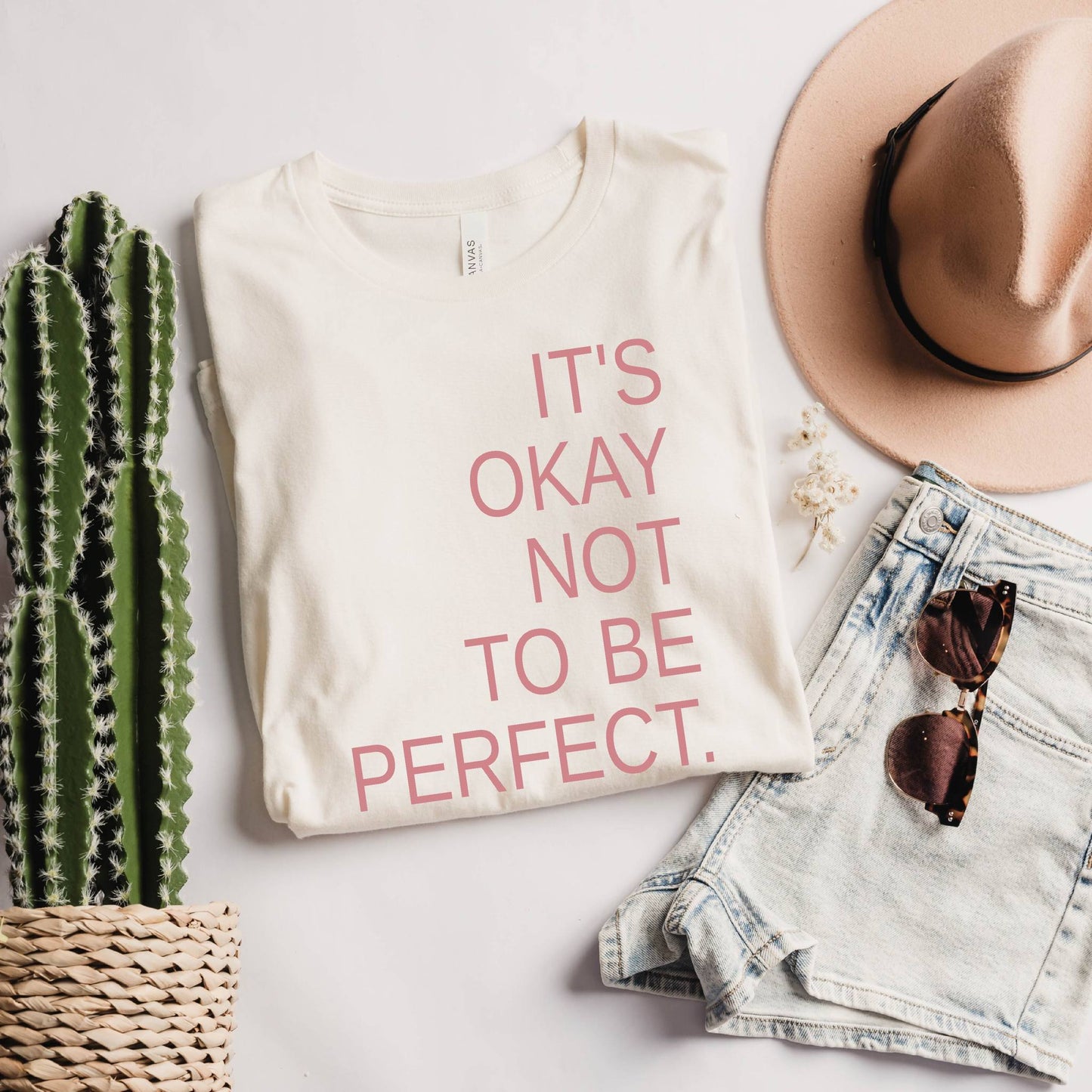 Full Size It's Okay Not To Be Perfect GRAPHIC TEE