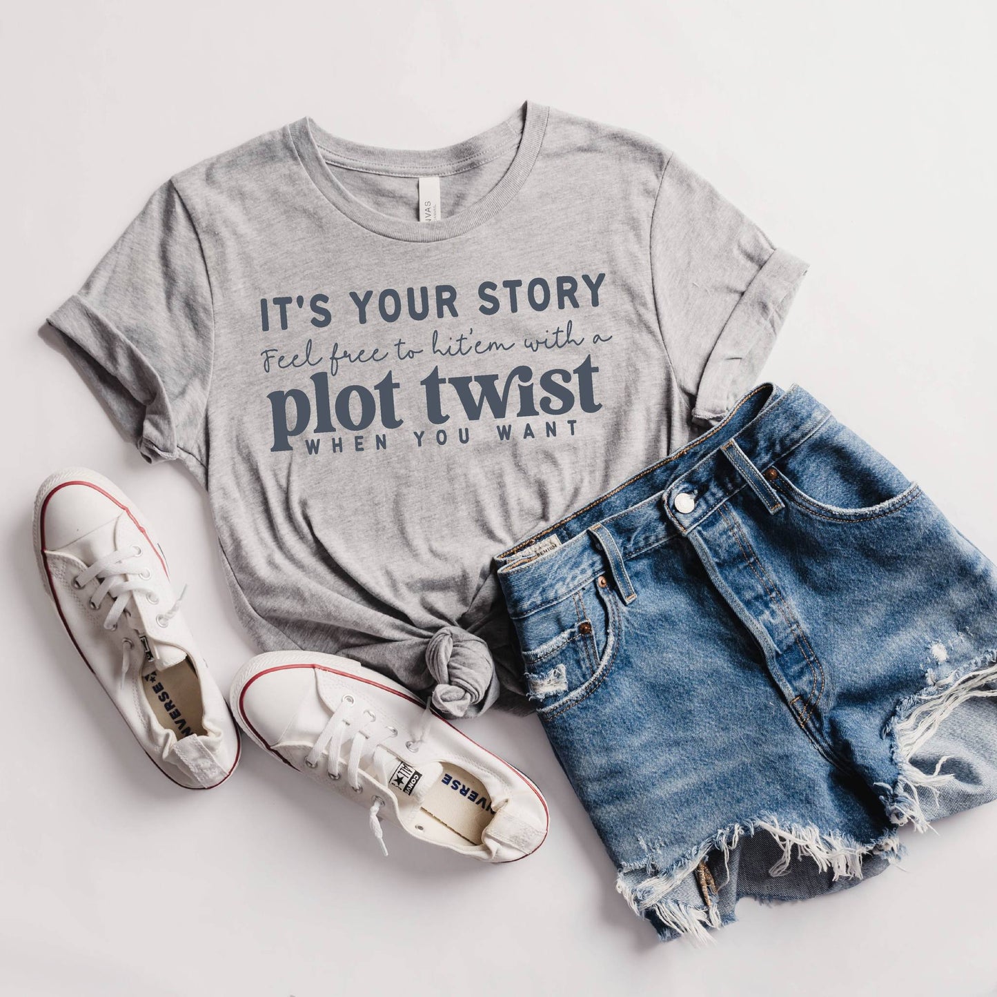 Full Size Plot Twist GRAPHIC TEE