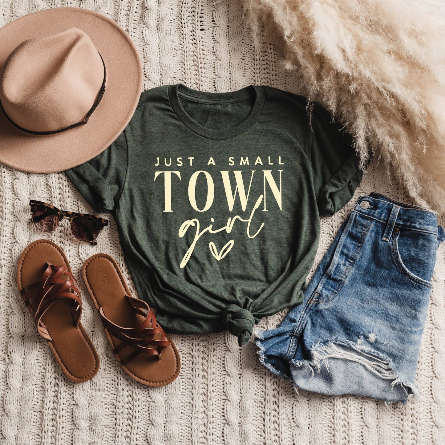 Full Size Small town Girl GRAPHIC TEE