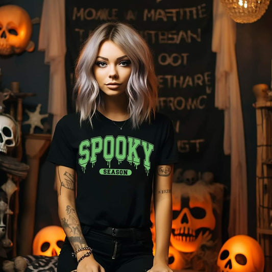 Full Size Spooky Season graphic Tee