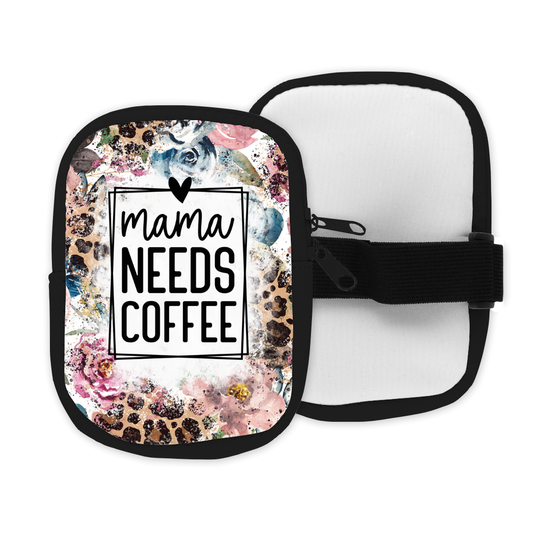 Mama Needs A Coffee Zippered Pouch/Bag For 40oz Tumbler