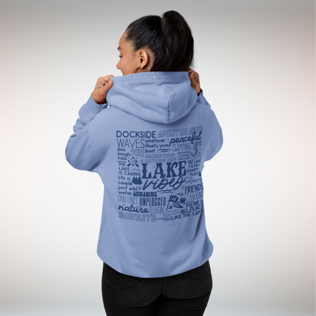 Unisex Lake Vibes Graphic Hoodie