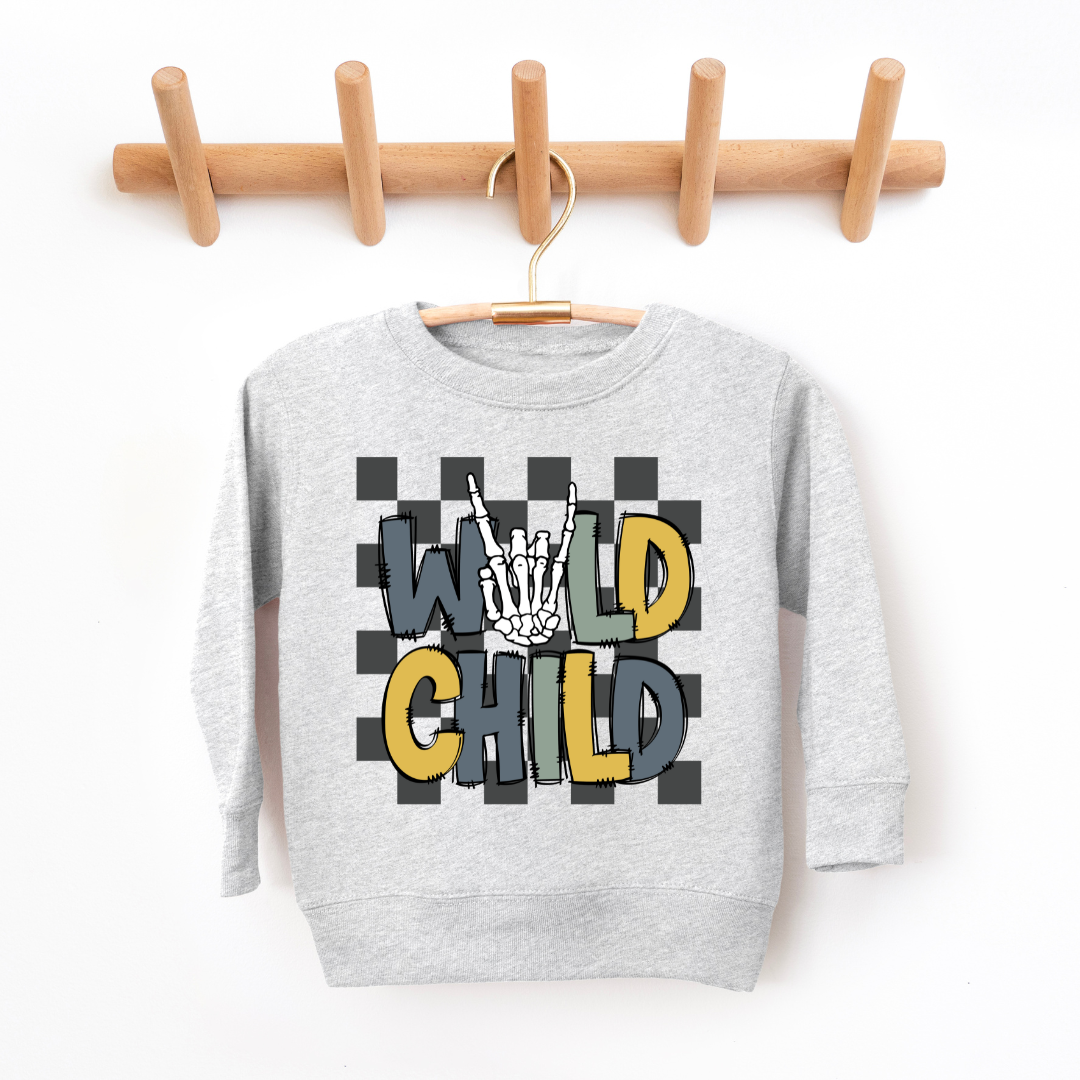 Wild Child Youth & Toddler Sweatshirt SZ 2T-YXL