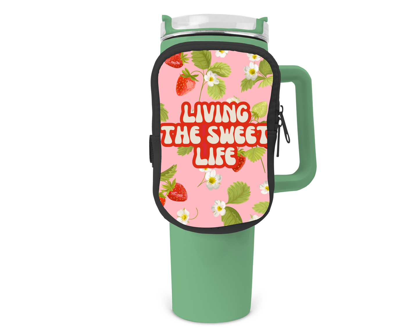 Sweet Life Zippered Pouch/Bag For 40oz Tumbler