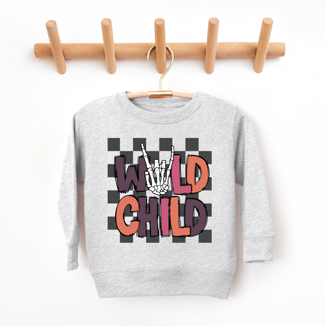 Wild Child Youth & Toddler Sweatshirt SZ 2T-YXL