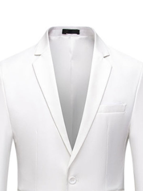 Men's Full Size Business Slim Suit Jacket