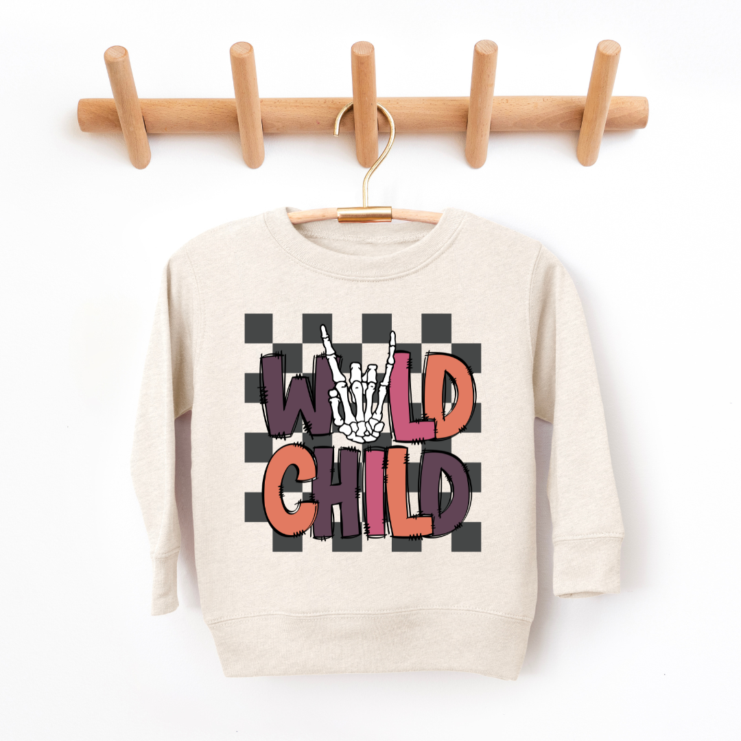 Wild Child Youth & Toddler Sweatshirt SZ 2T-YXL