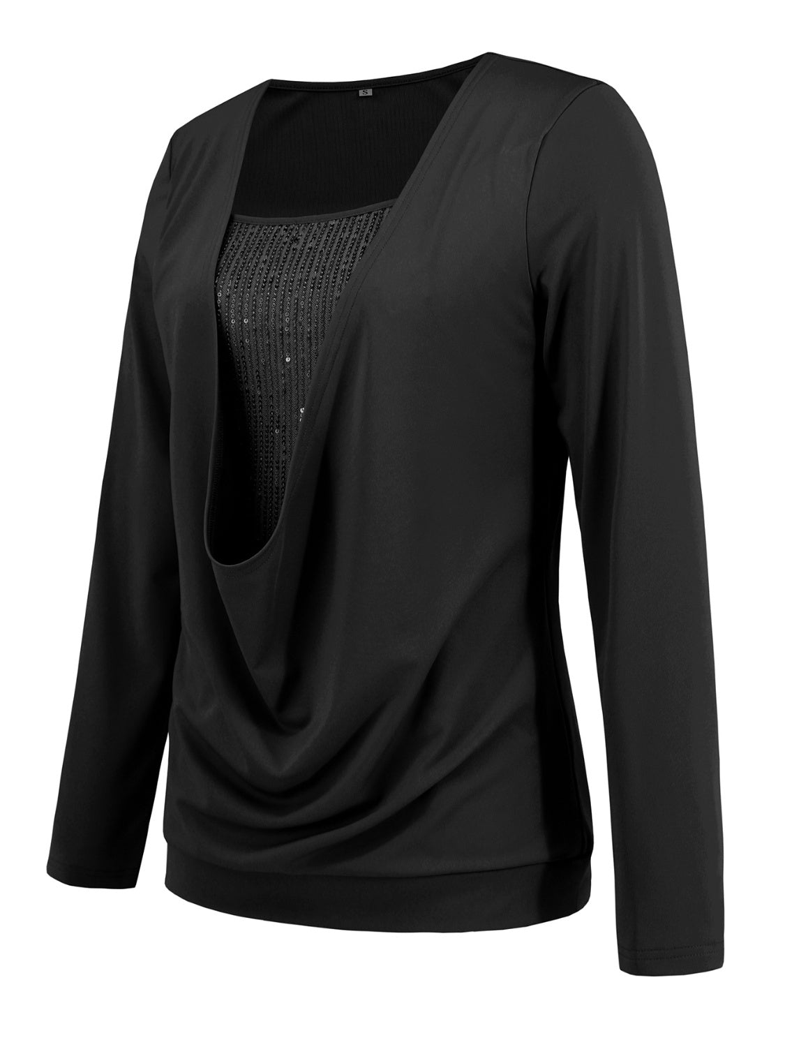 Sequin Long Sleeve Top