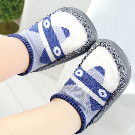 Cartoon Patterned Anti-Slip Walking Shoes Socks