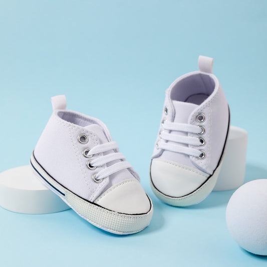Unisex Lightweight Slip-Resistant Infant Canvas Shoes