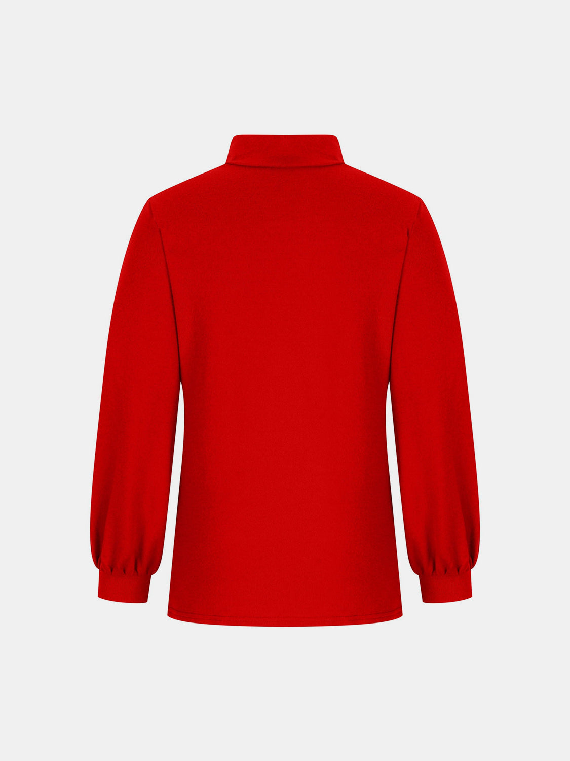 Full Size Mock Neck Long Sleeve T-Shirt