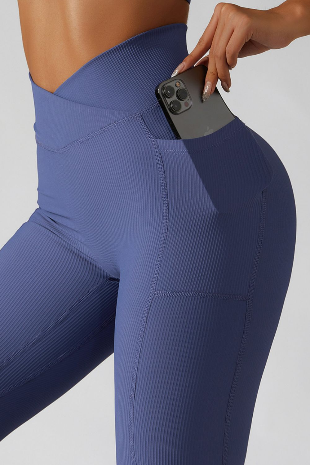 Basic Bae Crossover Waist Active Leggings