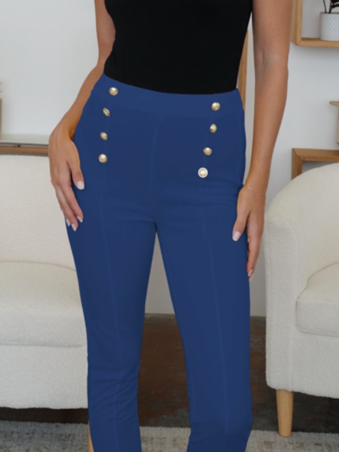 High Waist Skinny Pants