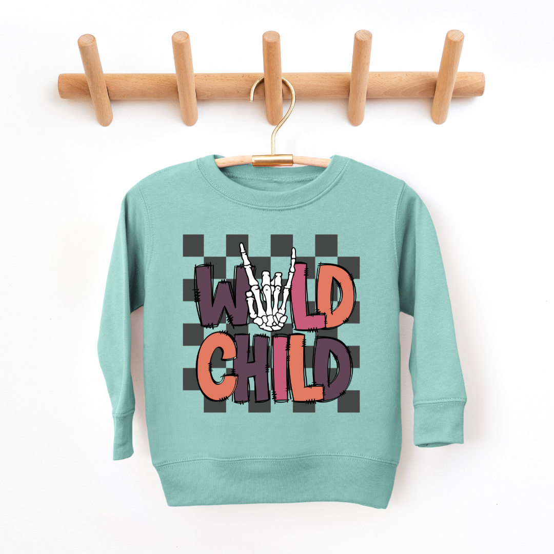 Wild Child Youth & Toddler Sweatshirt SZ 2T-YXL