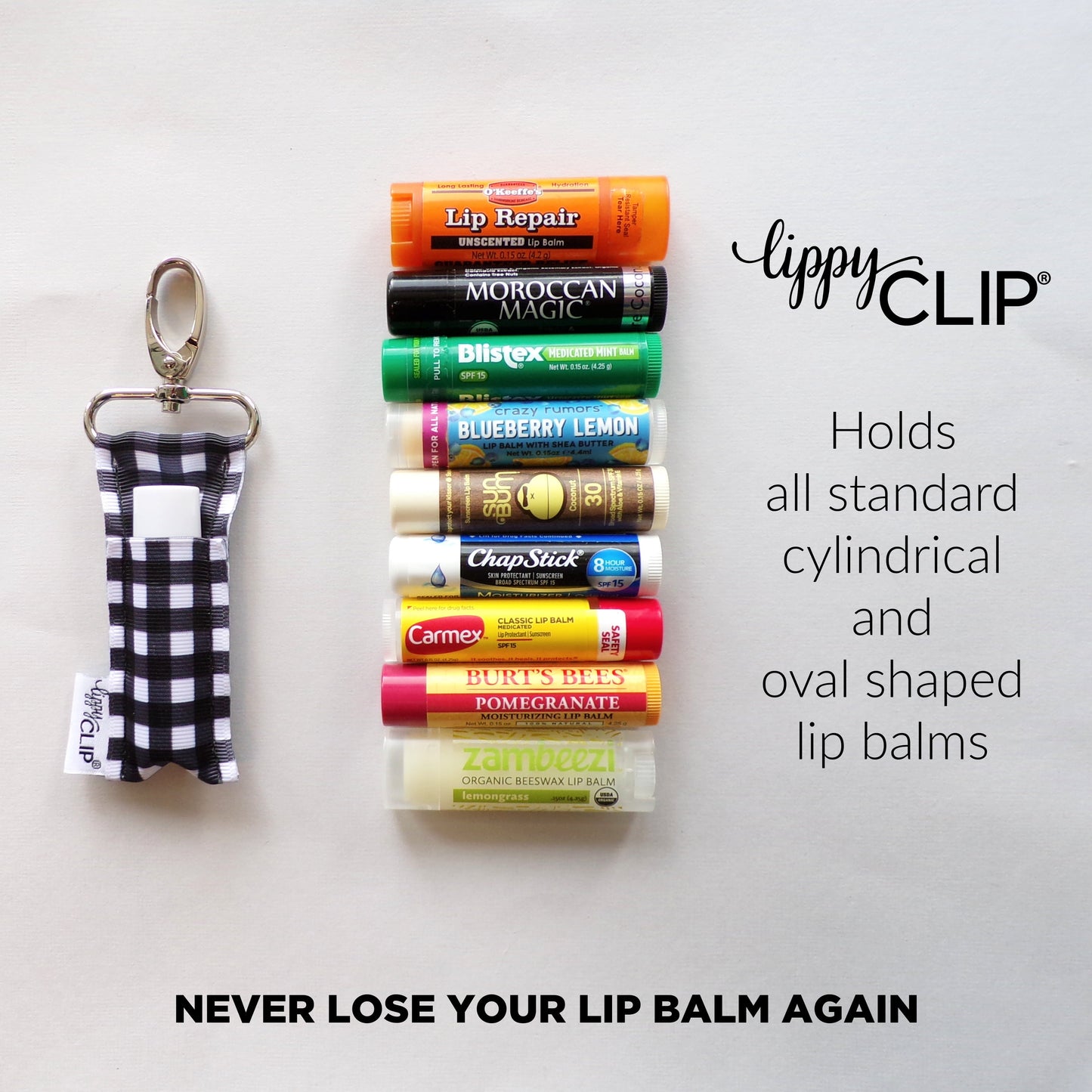 Yoga LippyClip® Lip Balm Holder