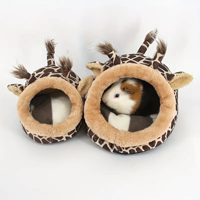 Giraffe Themed Warm & Cozy Small Pet Nest Hideout