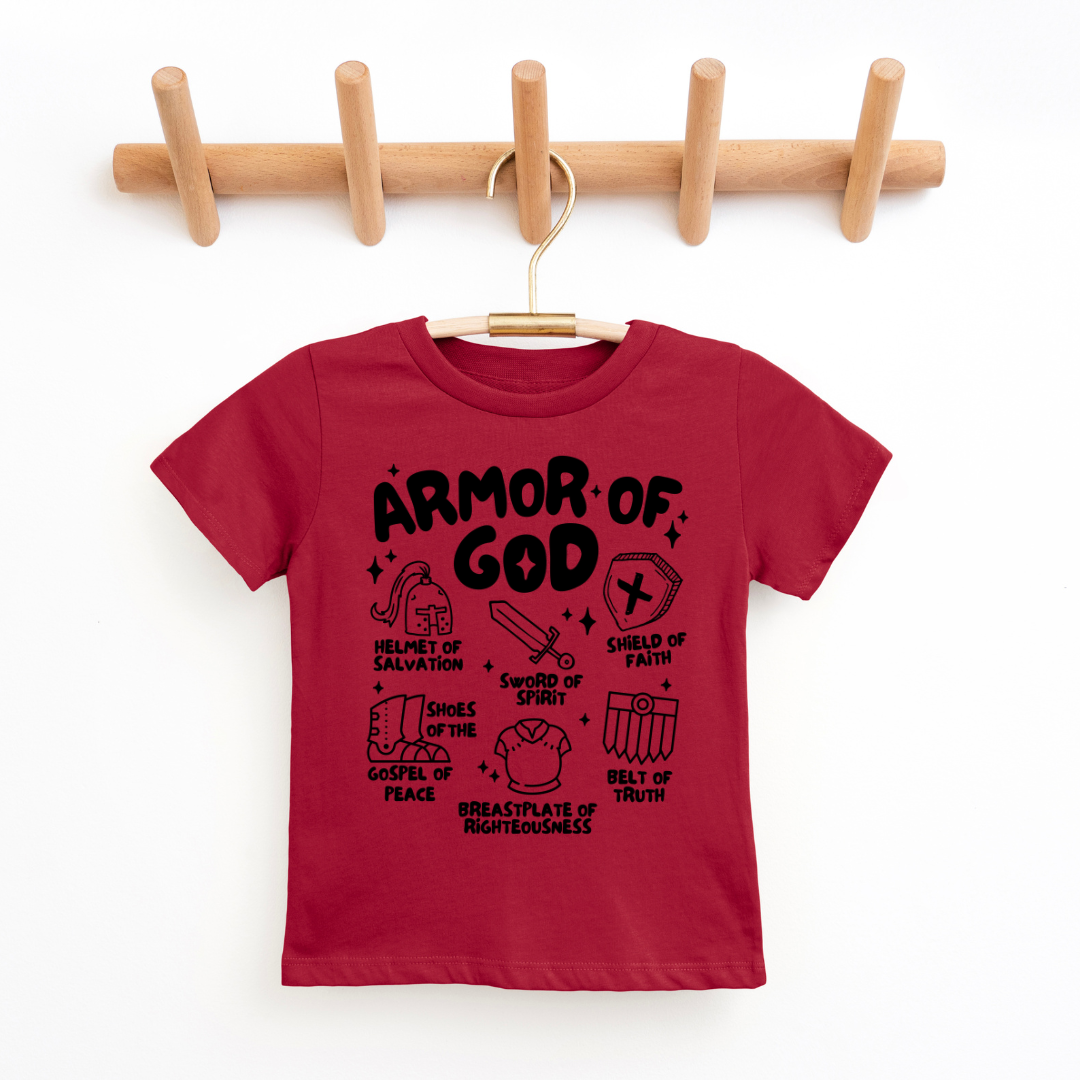 Armor Of God Youth & Toddler Graphic Tee SZ 2T-Y20