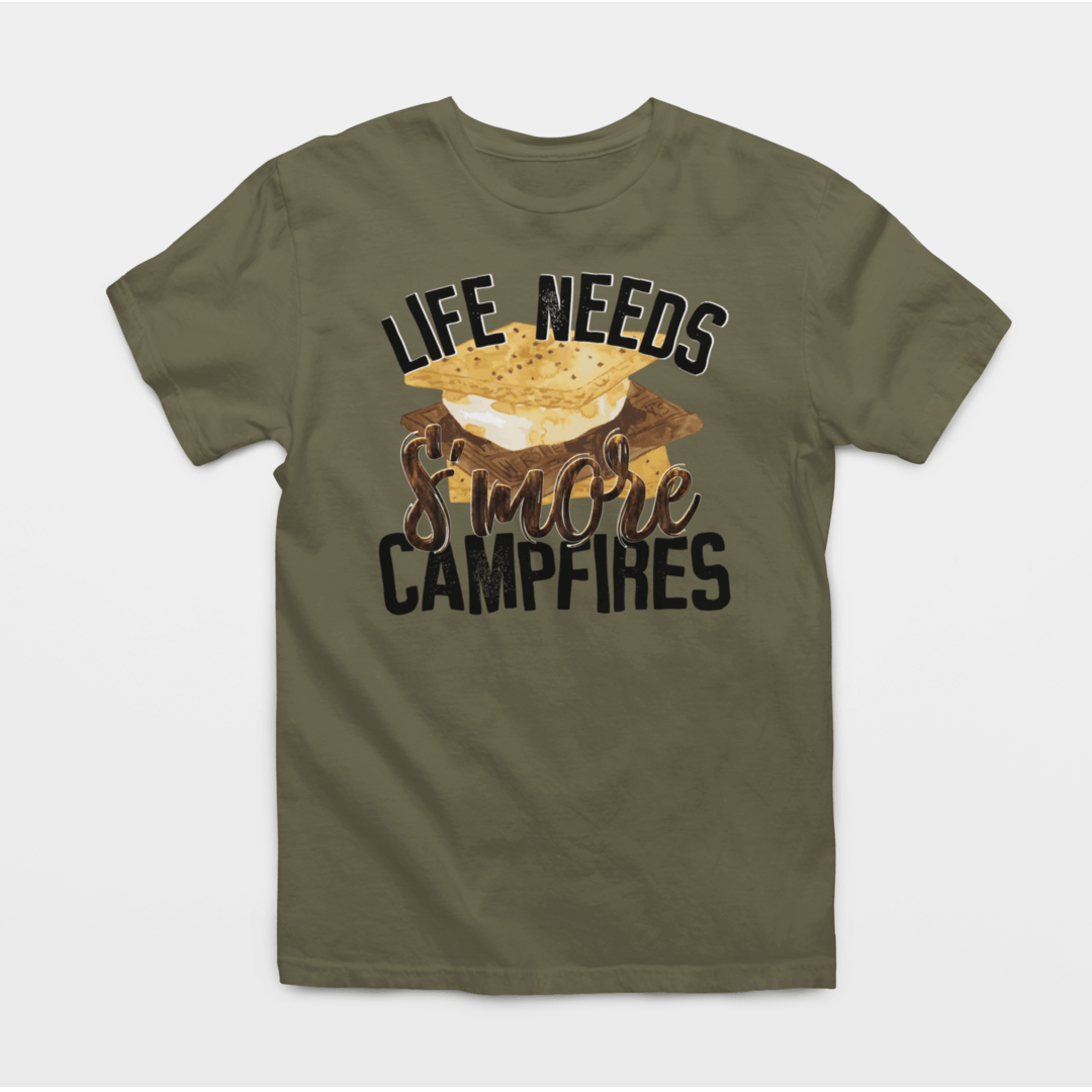 Life Needs Smore Campfires Graphic Tee