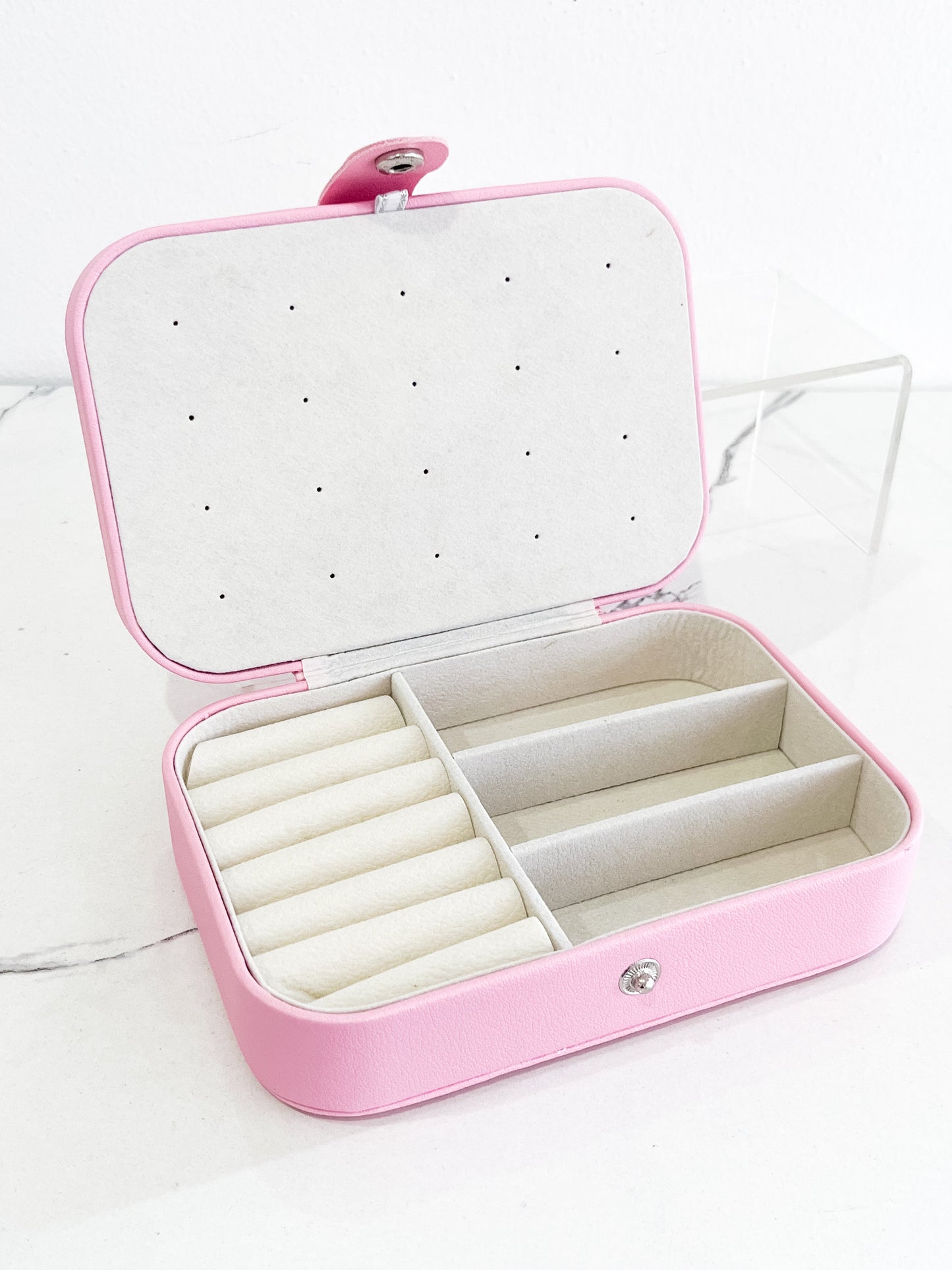 Essentials Pink Jewelry Box