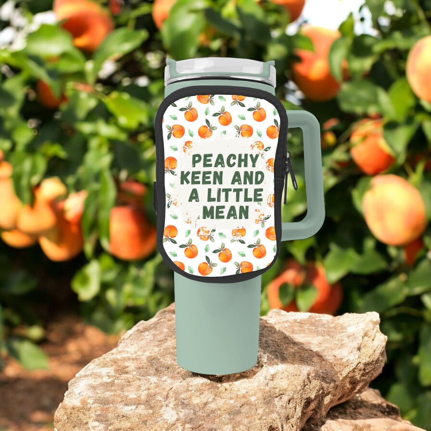 Peachy Keen Pouch/Bag For 40oz Tumbler