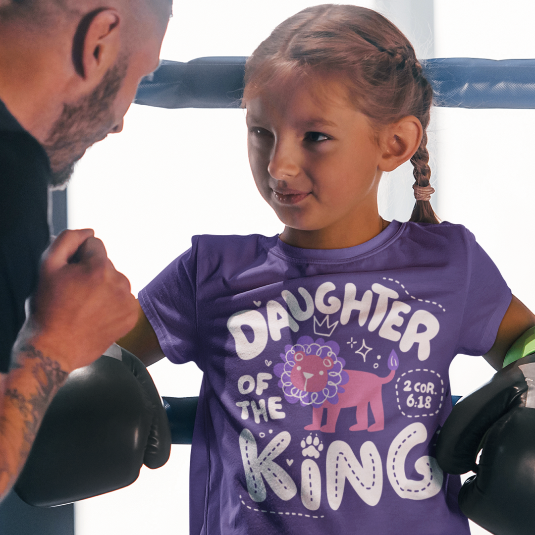 Daughter Of A King Youth & Toddler Graphic Tee SZ 2T-20Y