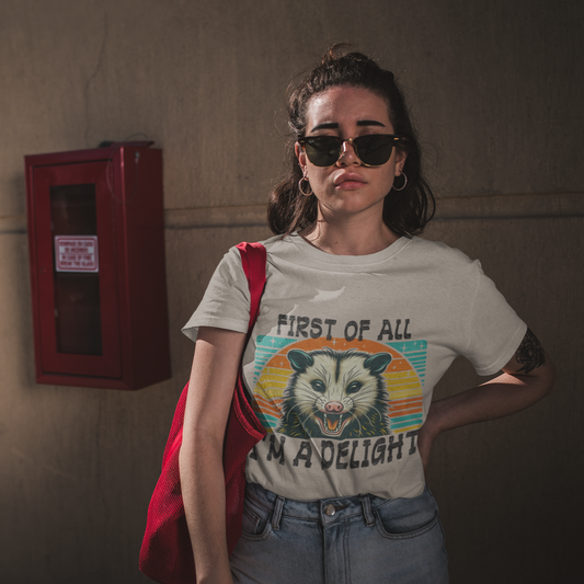 Full Size I'm A Delight Graphic Tee