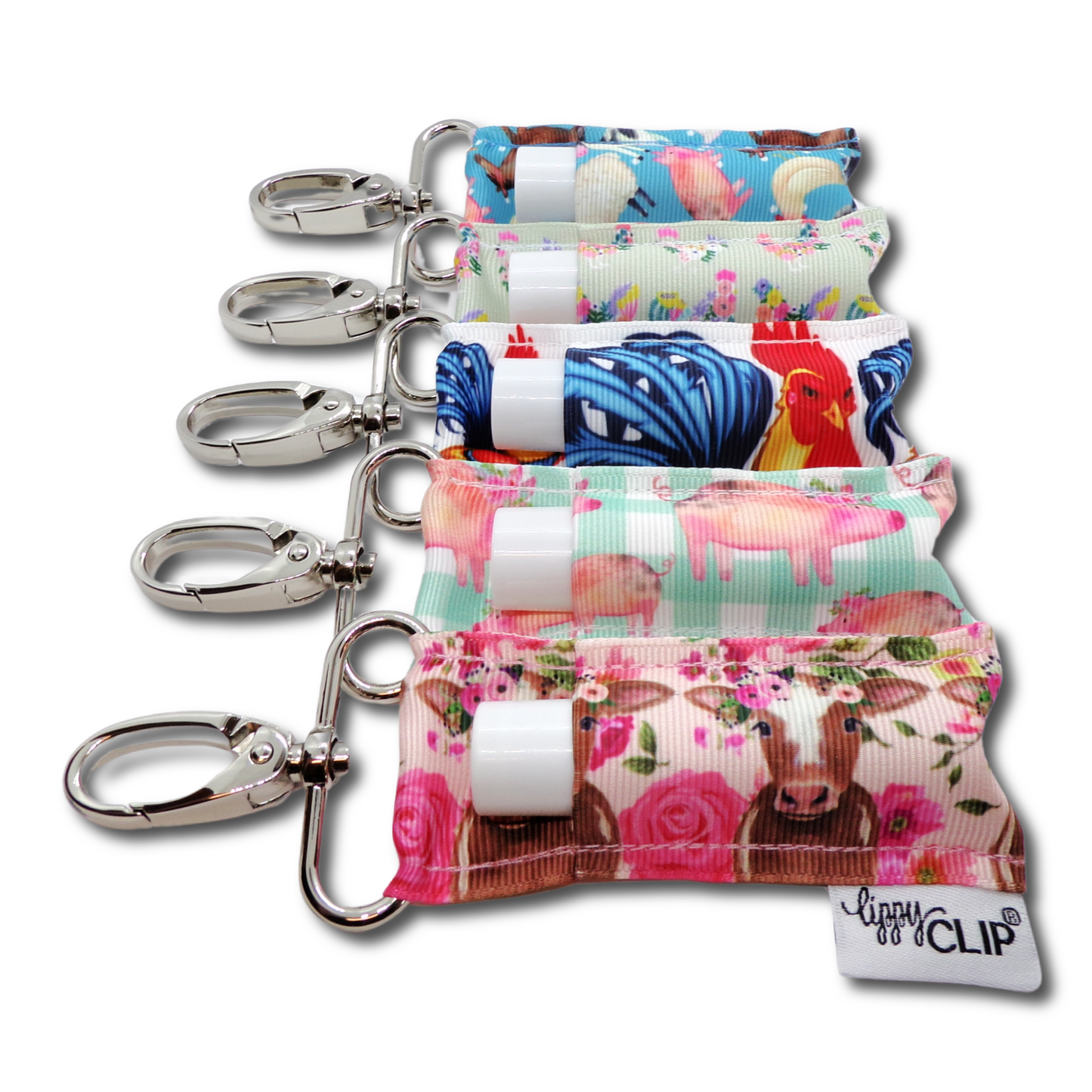 Barnyard Animals LippyClip® Lip Balm Holder