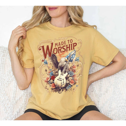 Full Size Made to Worship Eagle GRAPHIC TEE